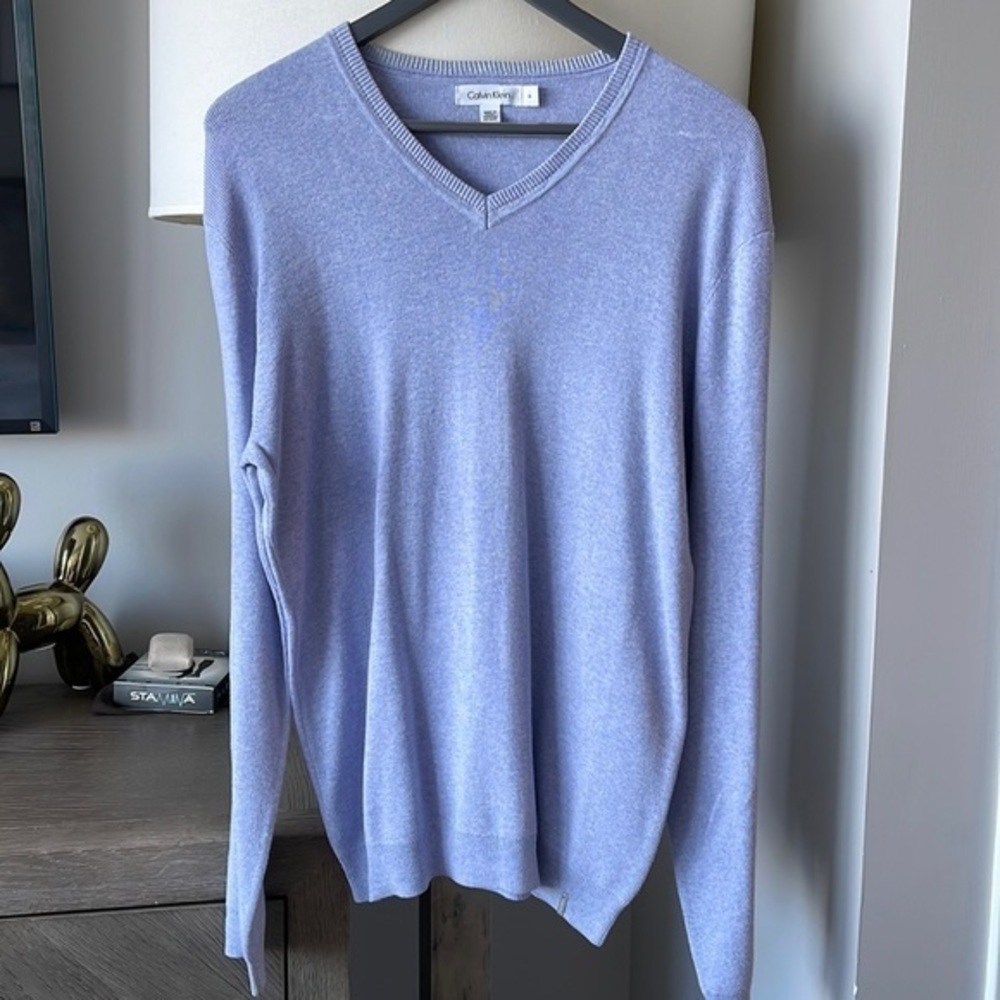 Calvin Klein Vneck amen Sweater size - M - Picture 2 of 5